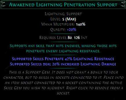 Lightning Penetration Support
